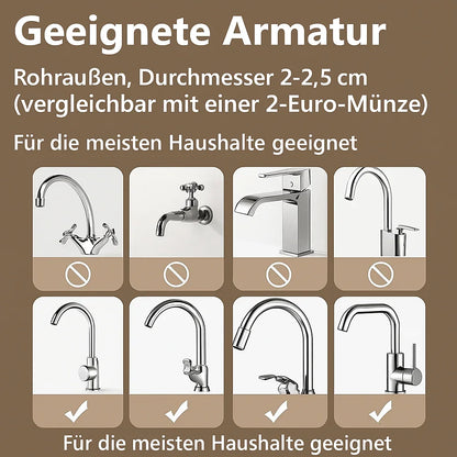 Modernes Küchenregal aus Aluminium – Über-Wasserhahn Abtropfregal für Spüle | Schwamm- & Seifenhalter | 12 Varianten