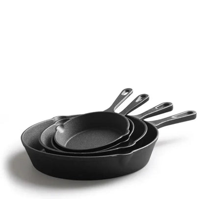 Gusseisen-Pfanne  – Hochwertige Camping- & Küchenpfannen in 3 Grössen einzeln erhältlich