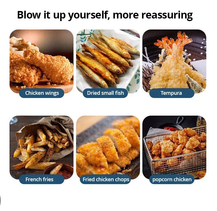 Edelstahl-Fritteuse mit Thermometer – Ölsparende Pfanne mit Deckel & Abtropfgitter