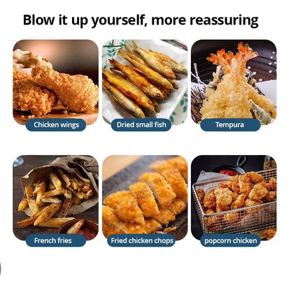 Edelstahl-Fritteuse mit Thermometer – Ölsparende Pfanne mit Deckel & Abtropfgitter