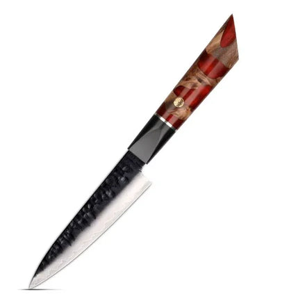 Luxus Japanisches Kochmesser – Handgeschmiedet aus VG10 Stahl mit edlem Holzgriff